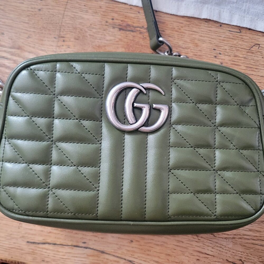 Olive Gucci crossbody